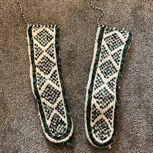 Moccasin tall slippers